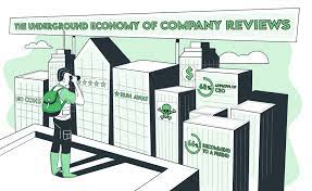 The Underground Economy of Company Reviews
